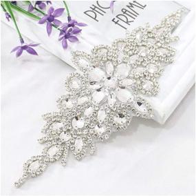 img 2 attached to Свадебное платье с поясом ShinyBeauty Bridal Sash