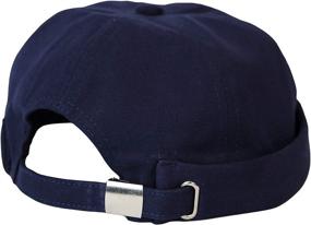 img 2 attached to Cotton Docker Brimless Harbour Hat by WITHMOONS: VZ50060 Watch Cap Beanie - Stylish and Comfortable!