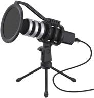 🎙️ yotto usb microphone kit: professional 192khz/24bit studio recording mic for clear vocals, voice overs, podcasting, gaming, and streaming – includes pop filter, tripod, and shock mount logo