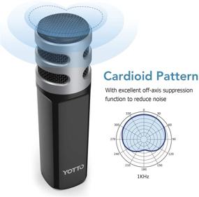 img 2 attached to 🎙️ YOTTO USB Microphone Kit: Professional 192KHz/24bit Studio Recording Mic for Clear Vocals, Voice Overs, Podcasting, Gaming, and Streaming – Includes Pop Filter, Tripod, and Shock Mount