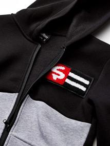 img 2 attached to 🔥 Stay Cozy and Stylish with Southpole Boys' Big Fleece Hooded Fullzip