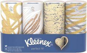 img 4 attached to 🚗 Kleenex Perfect Fit Facial Tissues: Convenient Car Tissues, 50 Tissues/Canister (4 Count)