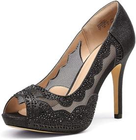 img 4 attached to 👠 DREAM PAIRS Womens Divine 01 Black Women's Shoes: Stylish Pumps for Every Occasion