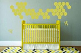 img 2 attached to Honeycomb Stencil Reusable Scrapbook Furniture