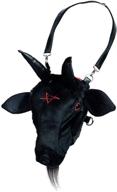 🔥 stylish kreepsville 666 goathead baphomet plush purse bag: fashionable & fiery! logo