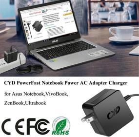 img 3 attached to 💻 CYD 33W 19V 1.75A Laptop Charger - Universal Compatibility for Asus Power Supply - C200 C200M S200E X201E X202E Q200E