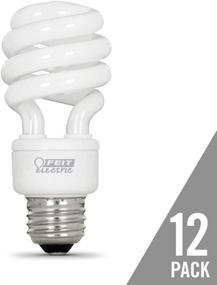 img 2 attached to 💡 Feit Electric ESL13T/12 - 13-ваттные мини-лампы с компактным спиральным излучателем света, 12 штук: энергосберегающее осветительное решение для любого помещения.