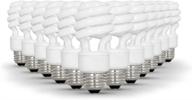 💡 feit electric esl13t/12 - 13-ваттные мини-лампы с компактным спиральным излучателем света, 12 штук: энергосберегающее осветительное решение для любого помещения. логотип