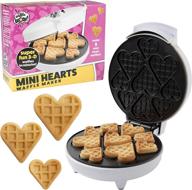 🧇 make adorable heart-shaped waffles or pancakes: mini hearts waffle maker - perfect for festive breakfasts or thoughtful gifts логотип