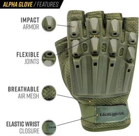 img 3 attached to Valken Alpha Half Finger Gloves