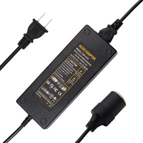 img 4 attached to 💡 Преобразователь переменного тока 220V 110V в постоянный ток 12V 10A 120W розетка прикуривателя настенное зарядное устройство - Quentacy AC to DC Converter