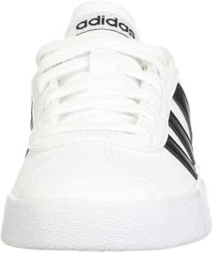 img 3 attached to Adidas Court Skate Black White Girls' Shoes and Athletic