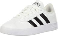 adidas court skate black white girls' shoes and athletic logo