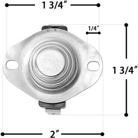 img 1 attached to 🔥 VICOOL Thermostat Switch - Circuit ON and OFF Temperature Control at 100°F and 85°F - Large Flange - (Brand New)