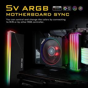 img 3 attached to 🌈 EZDIY-FAB 5V ARGB Охлаждающий жилет для памяти DDR3 DDR4 - Улучшите производительность с RGB радиатором ОЗУ и световой планкой (2 шт.)