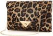 curvchic envelope leather leopard evening logo