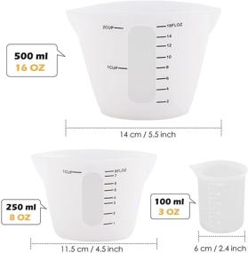 img 3 attached to Silicone Measuring Nonstick Reusable Pouring
