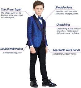 img 3 attached to ELPA Fasion Childrens Festival Performance Boys' Clothing for Suits & Sport Coats