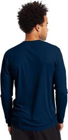 img 3 attached to Hanes Sleeve T Shirt Large Graphite Men's Clothing