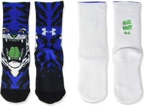 img 4 attached to 🧦 Comfortable & Stylish: Under Armour Youth Novelty Crew Socks, 2-Pairs