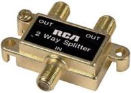 📡 enhance your tv signal with the rca vh47n 2-way signal splitter logo