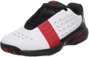 img 4 attached to 🎾 Unleash Your Child's Inner Tennis Champ with Wilson Kids' Tour Fantom Tennis Shoe