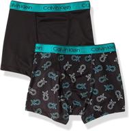 🩲 calvin klein performance underwear multipack for boys - clothing - underwear логотип