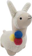 decorative fabric animal door stopper - perfect alpaca lover gift, book stopper, wall protector, anti-collision solution логотип