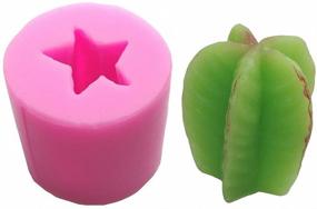 img 2 attached to MoldFun 5-Pack Cactus and Succulent Plants Silicone Mold: The Perfect Tool for Fondant, Chocolate, Candy, Cake Decorating, Candle Making, Soap, Lotion Bars, Wax Crayons, Plaster, Polymer Clay Crafting