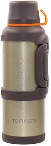 img 4 attached to 🔥 Gigantic 128oz Steel Thermos: 1 Gallon Hot & Cold Vacuum Insulated by TOPIA LTD+