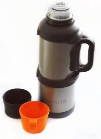 img 3 attached to 🔥 Gigantic 128oz Steel Thermos: 1 Gallon Hot & Cold Vacuum Insulated by TOPIA LTD+