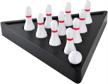 bowling solid triangular pinsetter shuffleboard logo