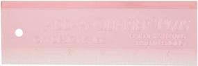 img 1 attached to 📏 CM Designs Ruler 6" Add-A-Quarter Plus Pink: Accurate Measuring Tool for Quilting and Sewing