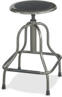 🪑 safco diesel extended-height stool: industrial style, steel frame, padded seat & height-adjustable logo