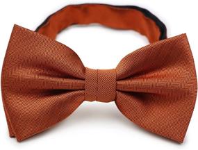 img 3 attached to Готовый карманный платок в клетку "Herringbone" от Bows N Ties