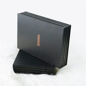 img 1 attached to Large Empty Makeup Storage Box: Coosei Book Shaped Magnetic Eyeshadow Palette with 4 Layers