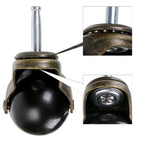 img 3 attached to 🛋️ Enhance Your Décor with OK5STAR Vintage Furniture Casters Sockets