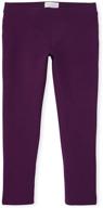 👧 comfortable and stylish: the children's place girls' perfect ponte leggings logo