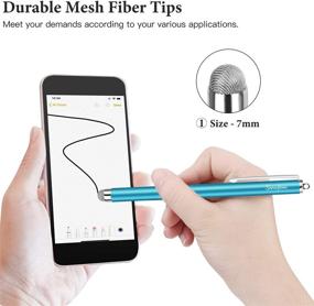 img 1 attached to 🖊️ StylusHome Stylus Pens for Touch Screens (6 Pcs) with Replaceable Tips - Precise Capacitive Stylus for iPad, iPhone, Tablets & All Universal Touch Devices