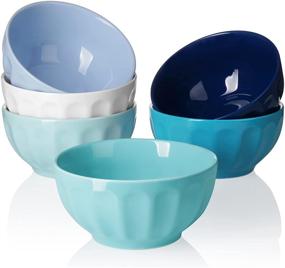 img 4 attached to 🍽️ Sweese 1112 Porcelain Fluted Bowls: Elegant and Versatile Tableware