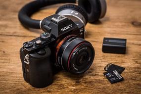 img 1 attached to 📷 Rokinon IO35AF-E 35mm f/2.8 Ultra Compact Wide Angle Lens for Sony E Mount Full Frame - Black | High-quality Photography Lens for Sony E Mount Cameras