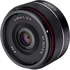 img 4 attached to 📷 Rokinon IO35AF-E 35mm f/2.8 Ultra Compact Wide Angle Lens for Sony E Mount Full Frame - Black | High-quality Photography Lens for Sony E Mount Cameras