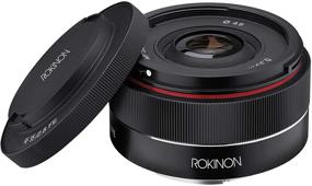 img 2 attached to 📷 Rokinon IO35AF-E 35mm f/2.8 Ultra Compact Wide Angle Lens for Sony E Mount Full Frame - Black | High-quality Photography Lens for Sony E Mount Cameras