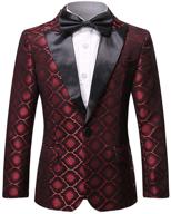 👔 stylish formal blazer outfit: tuxedo boys' clothing for suits & sport coats logo