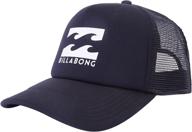 🧢 stylish billabong men's classic trucker hat: ultimate fashion accessory for men logo