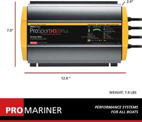 img 3 attached to ⚡️ Optimized for SEO: ProMariner ProSport HD 20A Triple Bank Waterproof Marine Battery Charger, Model 44021