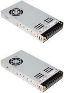 💡 2 pack mean well lrs-350-5 300w 5v power supply for led signs logo