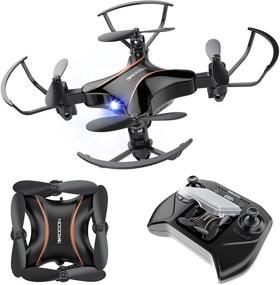 img 4 attached to 🚁 Beginner-Friendly Foldable Mini Drone for Kids - DROCON Pocket Quadcopter with Altitude Hold, 3D Flips, Headless Mode - Easy to Operate RC Drone for Boys and Girls - Great Gift (Black)