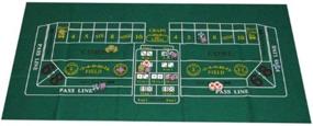 img 1 attached to 🎮 Enhance Your Gaming Experience with the Trademark Poker Craps Layout – 36-Inch x 72-Inch