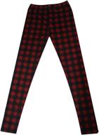 🩳 super stretchy square leggings for girls' clothing logo